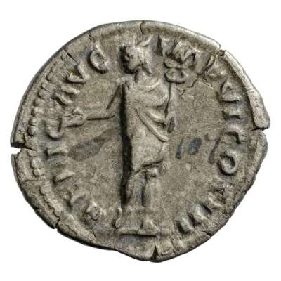 Denarius - Marcus Aurelius FELIC AVG IMP VI COS III; Felicitas back
