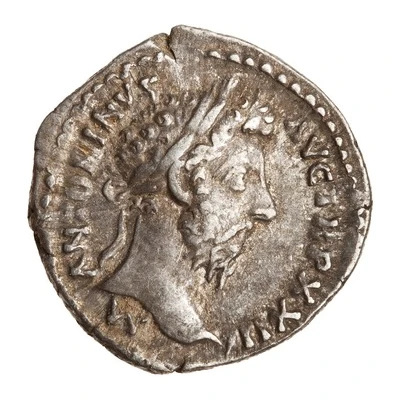 Denarius - Marcus Aurelius FELICITAS AVG COS III; Felicitas front