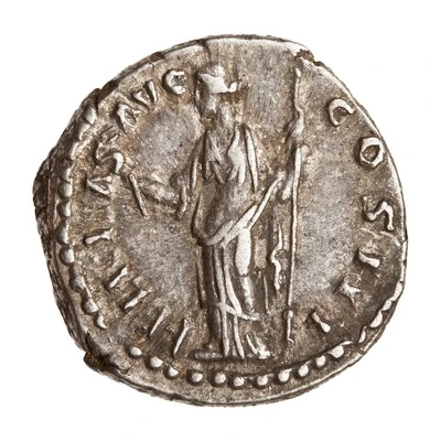 Denarius - Marcus Aurelius FELICITAS AVG COS III; Felicitas back