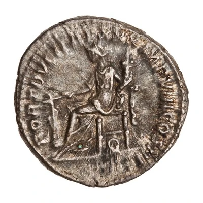 Denarius - Marcus Aurelius FORT DVCI TR P XXX IMP VIII COS III; Fortuna back