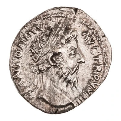 Denarius - Marcus Aurelius FORT RED COS III; Fortuna front
