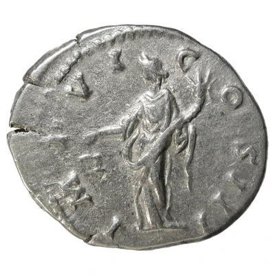 Denarius - Marcus Aurelius IMP VI COS III; Aequitas back