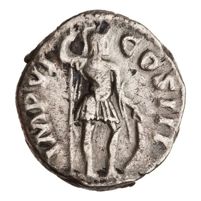 Denarius - Marcus Aurelius IMP VI COS III; Mars back
