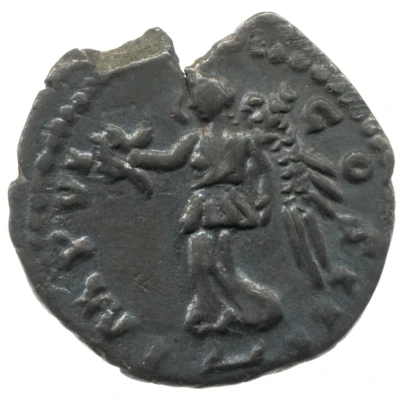 Denarius - Marcus Aurelius IMP VI COS III; Victory back