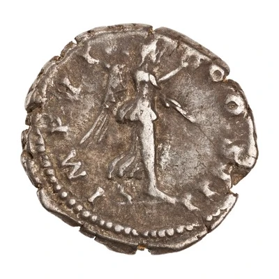 Denarius - Marcus Aurelius IMP VI COS III; Victory back