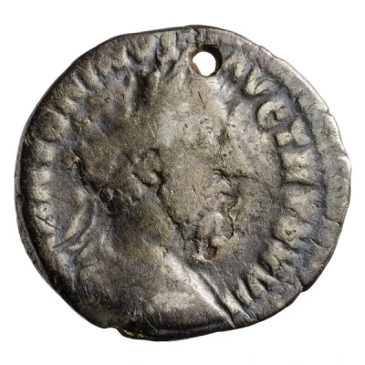 Denarius - Marcus Aurelius IMP VI COS III; Victory front