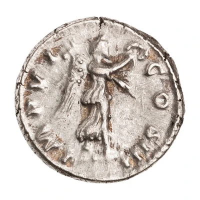 Denarius - Marcus Aurelius IMP VI COS III; Victory back