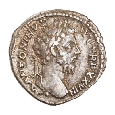 Denarius - Marcus Aurelius IMP VI COS III front