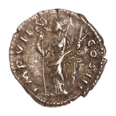 Denarius - Marcus Aurelius IMP VII COS III; Felicitas back