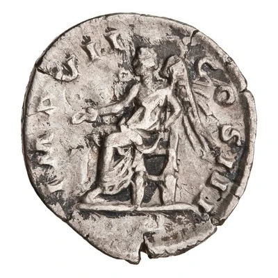 Denarius - Marcus Aurelius IMP VII COS III; Victory back