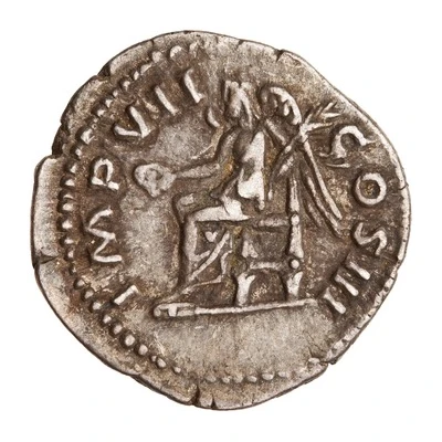 Denarius - Marcus Aurelius IMP VII COS III; Victory back