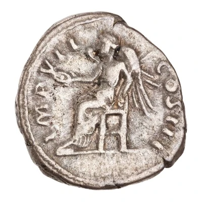 Denarius - Marcus Aurelius IMP VII COS III; Victory back