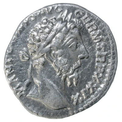 Denarius - Marcus Aurelius LIBERAL AVG VI IMP VII COS III; Liberalitas front