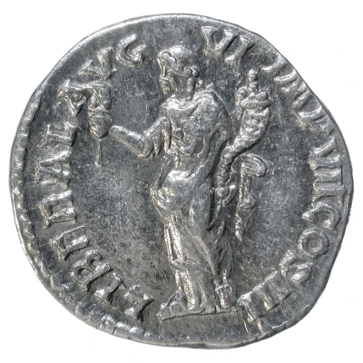 Denarius - Marcus Aurelius LIBERAL AVG VI IMP VII COS III; Liberalitas back