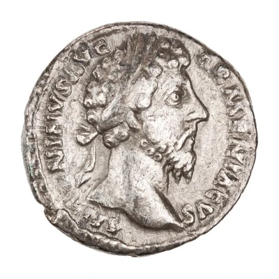 Denarius - Marcus Aurelius P M TR P XIX IMP II COS III; Annona front