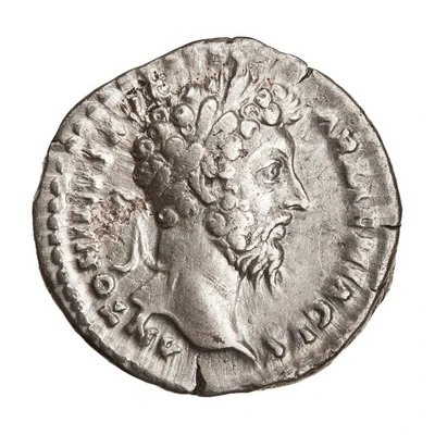 Denarius - Marcus Aurelius P M TR P XIX IMP II COS III; Mars front