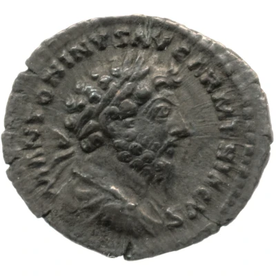 Denarius - Marcus Aurelius P M TR P XIX IMP III COS III; Annona front