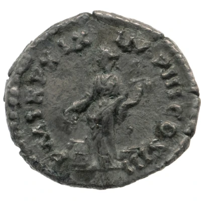 Denarius - Marcus Aurelius P M TR P XIX IMP III COS III; Annona back