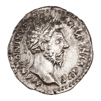 Denarius - Marcus Aurelius P M TR P XIX IMP III COS III; Roma front