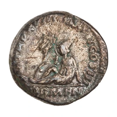 Denarius - Marcus Aurelius P M TR P XVIII IMP II COS III ARMEN; Armenia back