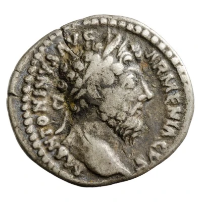 Denarius - Marcus Aurelius P M TR P XX IMP III COS III; Annona front