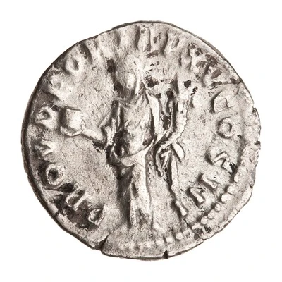 Denarius - Marcus Aurelius PROV DEOR TR P XV COS III; Providentia back
