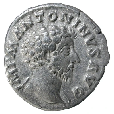 Denarius - Marcus Aurelius PROV DEOR TR P XVII COS III; Providentia front