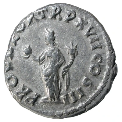 Denarius - Marcus Aurelius PROV DEOR TR P XVII COS III; Providentia back