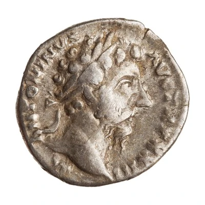 Denarius - Marcus Aurelius SALVTI AVG COS III; Salus front