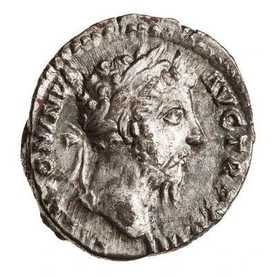 Denarius - Marcus Aurelius SALVTI AVG COS III; Salus front