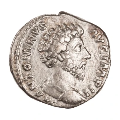 Denarius - Marcus Aurelius TR P XVIII COS III; Minerva front