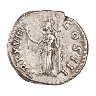 Denarius - Marcus Aurelius TR P XVIII COS III; Minerva back