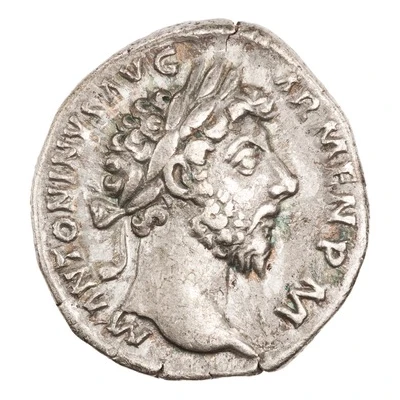 Denarius - Marcus Aurelius TR P XVIII IMP II COS III ARMEN; Armenia front