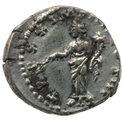 Denarius - Marcus Aurelius TR P XX IMP IIII COS III PAX; Pax back