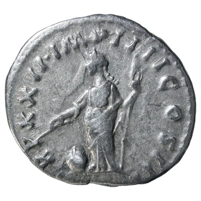 Denarius - Marcus Aurelius TR P XXII IMP IIII COS III; Providentia back
