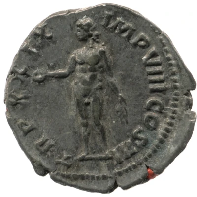 Denarius - Marcus Aurelius TR P XXIX IMP VIII COS III; Genius back
