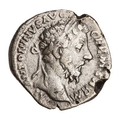 Denarius - Marcus Aurelius TR P XXIX IMP VIII COS III; Roma and Victory front