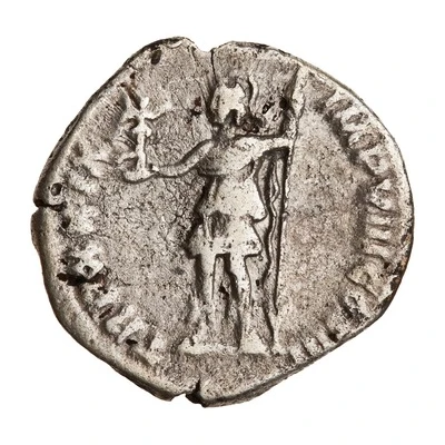 Denarius - Marcus Aurelius TR P XXIX IMP VIII COS III; Roma and Victory back