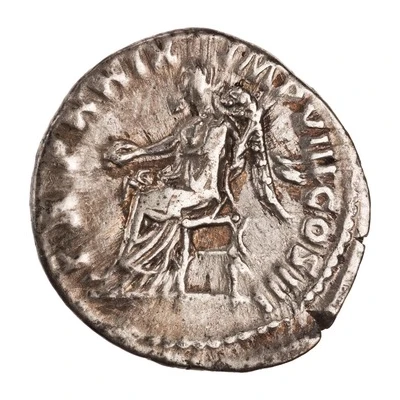 Denarius - Marcus Aurelius TR P XXIX IMP VIII COS III; Victory back