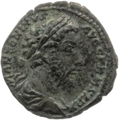 Denarius - Marcus Aurelius TR P XXX IMP VIII COS III; Mars front