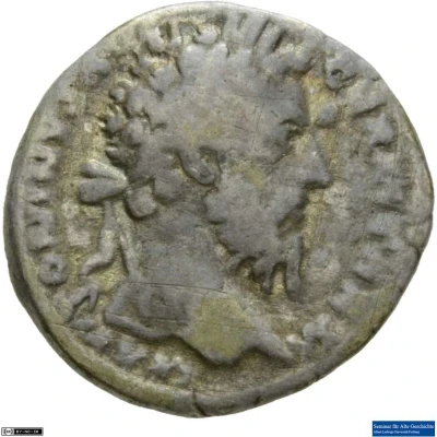 Denarius - Marcus Aurelius TR P XXX IMP VIII COS III P P DE GERM front