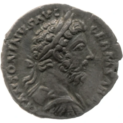 Denarius - Marcus Aurelius TR P XXX IMP VIII COS III P P PAX AVG; Pax front