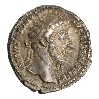 Denarius - Marcus Aurelius TR P XXX IMP VIII COS III P P; Roma and Victory front