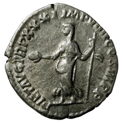 Denarius - Marcus Aurelius TR P XXXI IMP VIIII COS III P P PIET AVG; Pietas back