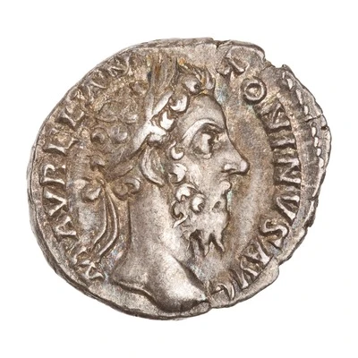 Denarius - Marcus Aurelius TR P XXXII IMP VIIII COS III P P; Annona front