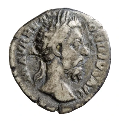 Denarius - Marcus Aurelius TR P XXXII IMP VIIII COS III P P; Minerva front