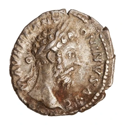 Denarius - Marcus Aurelius TR P XXXII IMP VIIII COS III P P; Salus front