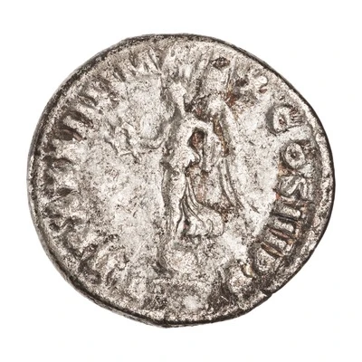 Denarius - Marcus Aurelius TR P XXXIII IMP X COS III P P; Victory back