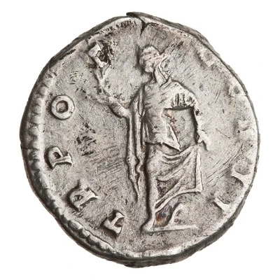 Denarius - Marcus Aurelius TR POT COS II; Spes back