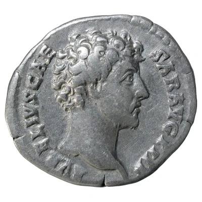 Denarius - Marcus Aurelius TR POT II COS II; Fides front